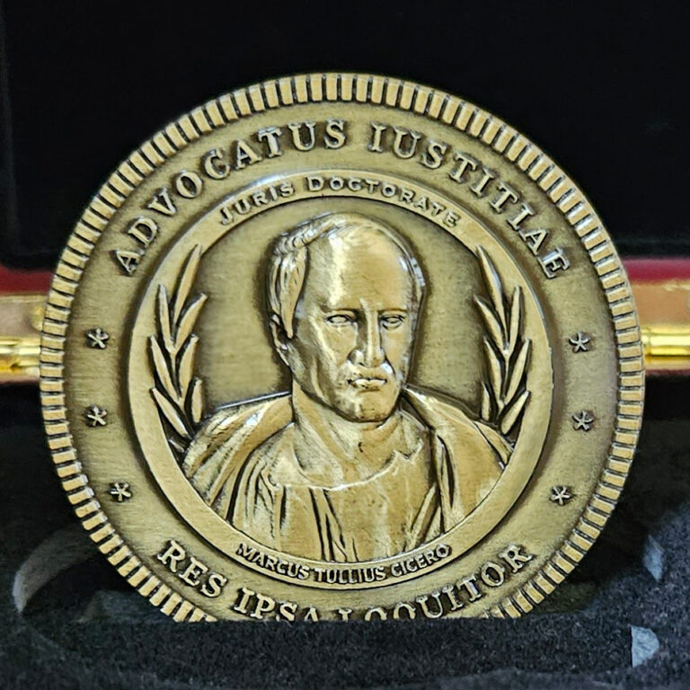 A truly remarkable tribute and an exceptional gift for the JD in your life. Whether celebrating a new law school graduate or honoring a seasoned legal eagle, Doctorum's JD Coin is sure to make a lasting impression.