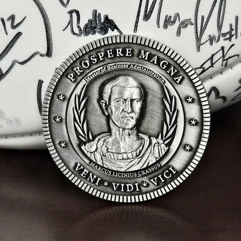 Doctorum's MBA Coin. This is indeed a remarkable tribute and an exceptional gift for the MBA in your life. Whether celebrating a new MBA program graduate or honoring the seasoned MBA, this unique creation is sure to make a lasting impression.